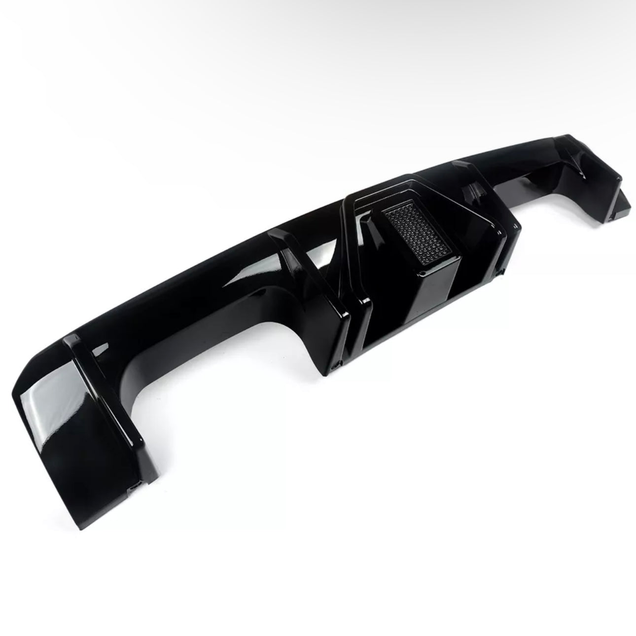 Diffusor LED Licht Schwarz Glanz BMW M4 G82 G83 M3 G80 G81 Heckdiffusor + DTC CH Gutachten