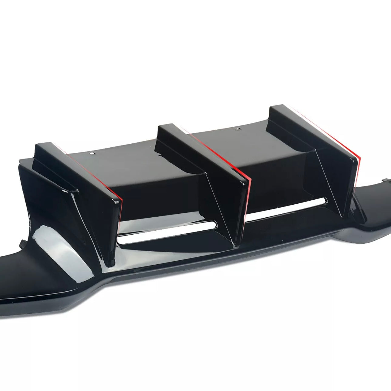 Diffusor M-Type MIT DTC CH-Gutachten Schwarz Glanz BMW M2 F87 Competition M2C Heckdiffusor