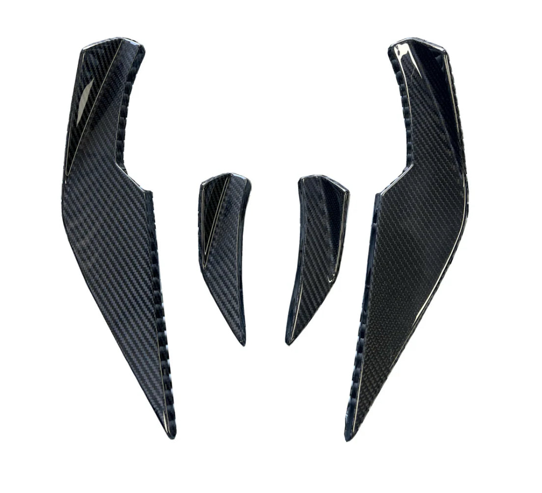 Front Canards für BMW M3 G80 G81 / M4 G82 G83 inkl. DTC Fussgängerschutz