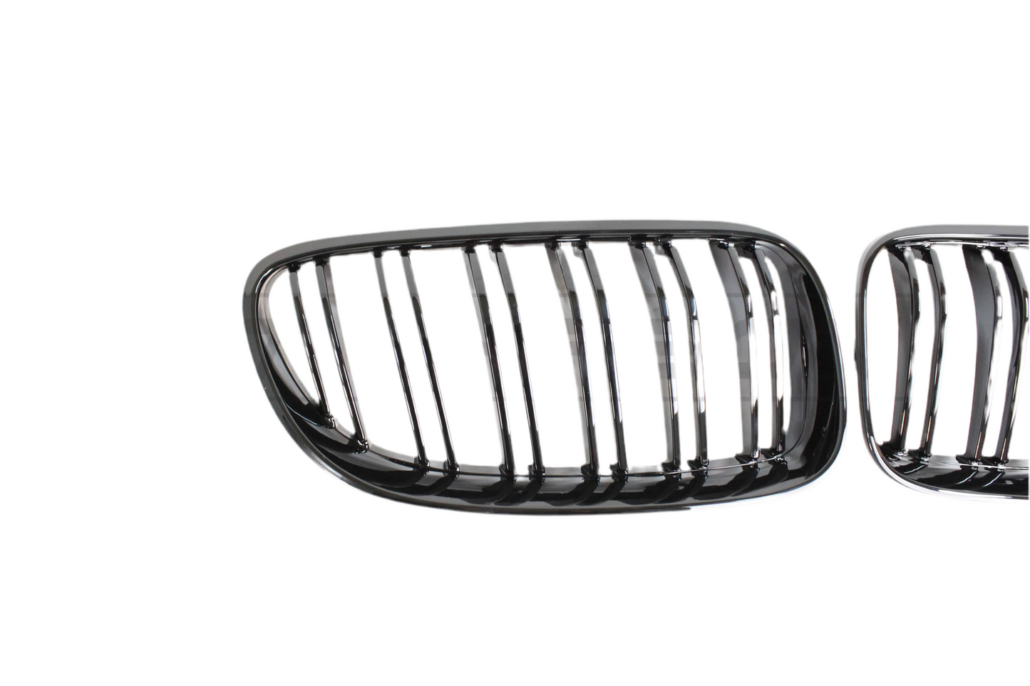 BMW 3 SERIES E92 & E93 LCI DOUBLE SLAT BLACK GRILLES - BLAK BY Tuning Deals