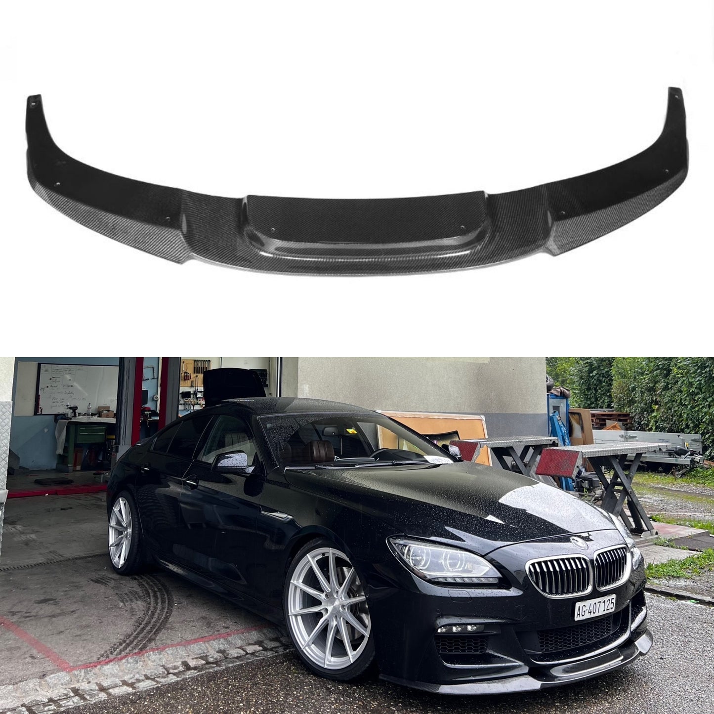 V - Style Frontlippe für 6er BMW mit M Paket (FXX)
