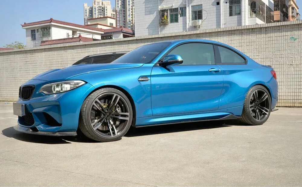 BMW 2er M-Type Carbon-Look Seitenschweller F22 F23 M235i M240i + DTC CH Gutachten