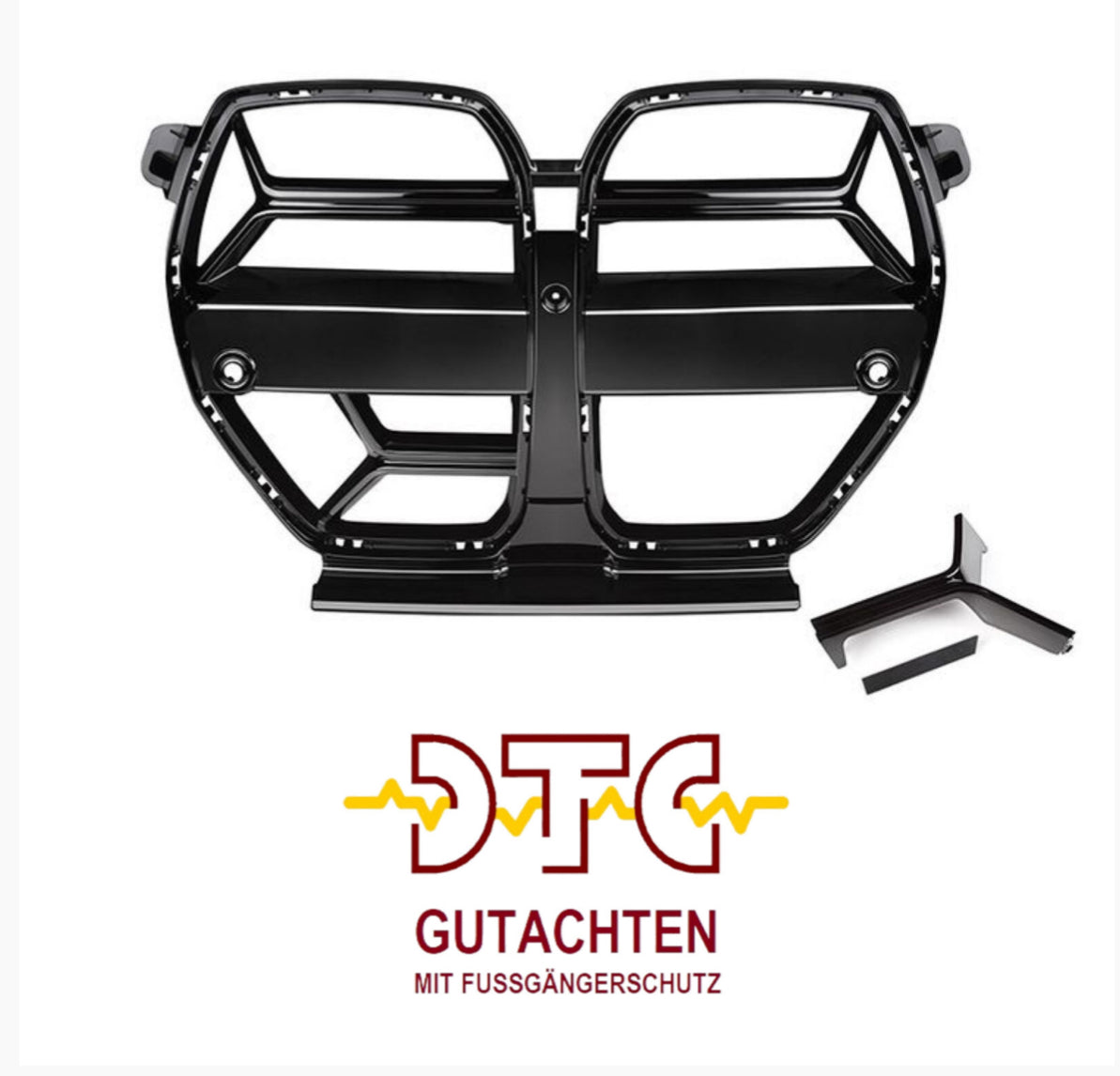 CSL Look Kühlergrill für BMW G8X Modelle
inkl. DTC Fussgängerschutz