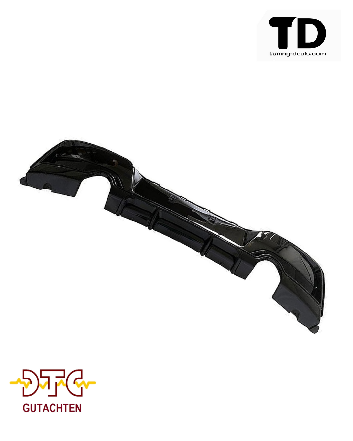 Diffusor P-Typ DTC Gutachten 1+1 Schwarz Glanz BMW 1er F20 F21 M-Paket M135i