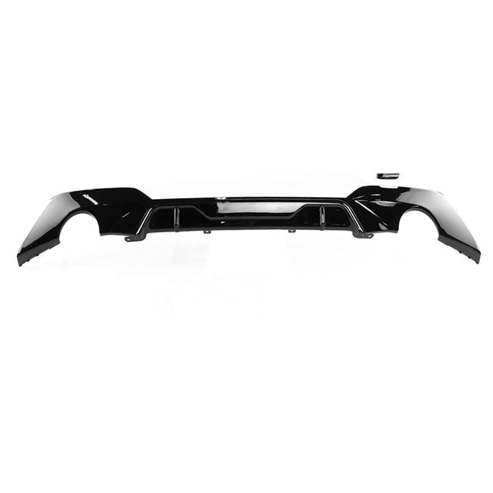 BMW 3 Series G20/G21 GLOSS BLACK ROUND EXHAUST DIFFUSER - MP STYLE - BLAK BY Tuning Deals
