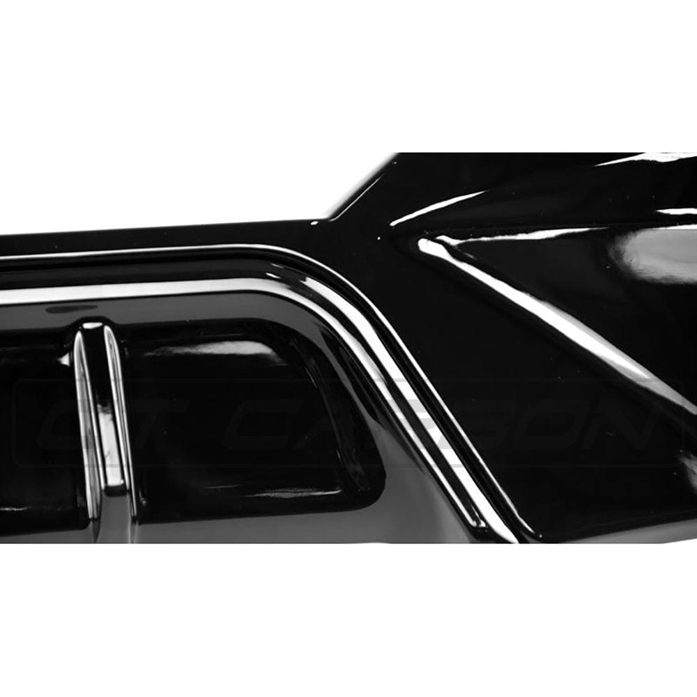 BMW 3 Series G20/G21 GLOSS BLACK ROUND EXHAUST DIFFUSER - MP STYLE - BLAK BY Tuning Deals
