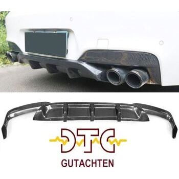 Diffusor P-Type Carbon Performance BMW 6er F12 F13 F06 M6 + DTC CH Gutachten