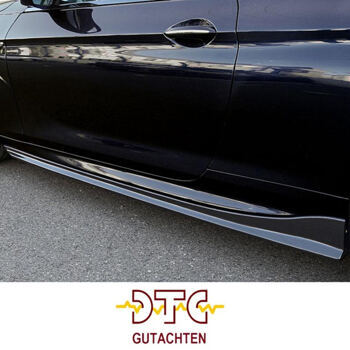 Carbon D-Type Seitenschweller mit DTC CH Gutachten BMW 6er F12 F13 M6 Seitenschweller