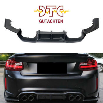 Diffusor M-Type Carbon Look BMW M2 F87 Competition M2C Heckdiffusor + DTC CH Gutachten
