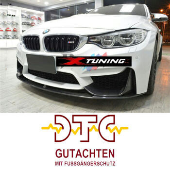 Flaps + Frontlippe MIT DTC GUARDS FUSSRASTENSCHUTZ Carbon Performance Typ BMW F80 M3 M4 F82 F83