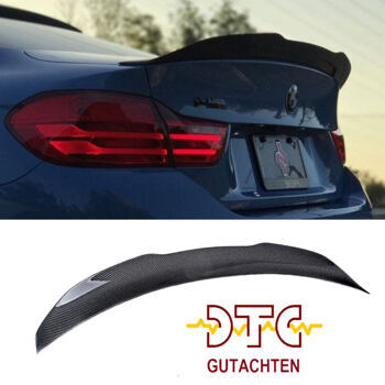 Heckspoilerlippe PM-Type Carbon BMW M4 F82 Coupe Heckspoiler groß + DTC CH Gutachten