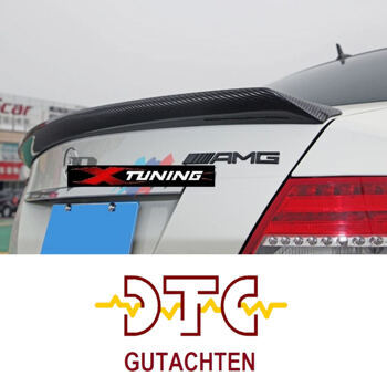 Carbon Heckspoiler mit DTC CH Gutachten RACE W204 + C63