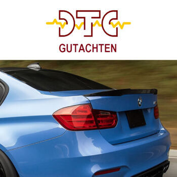 Hecklippe M4-Typ MIT DTC CH-Zulassung Carbon BMW M3 F80 F30 Heckspoiler