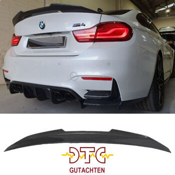 Hecklippe PSM Typ Carbon BMW M4 F82 Coupe Heckspoiler + DTC CH Gutachten