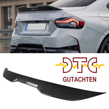 Heckspoiler P-Type Carbon Look BMW 2er G42 Coupe M235i M240i G87 M2 Performance Hecklippe + DTC Gutachten
