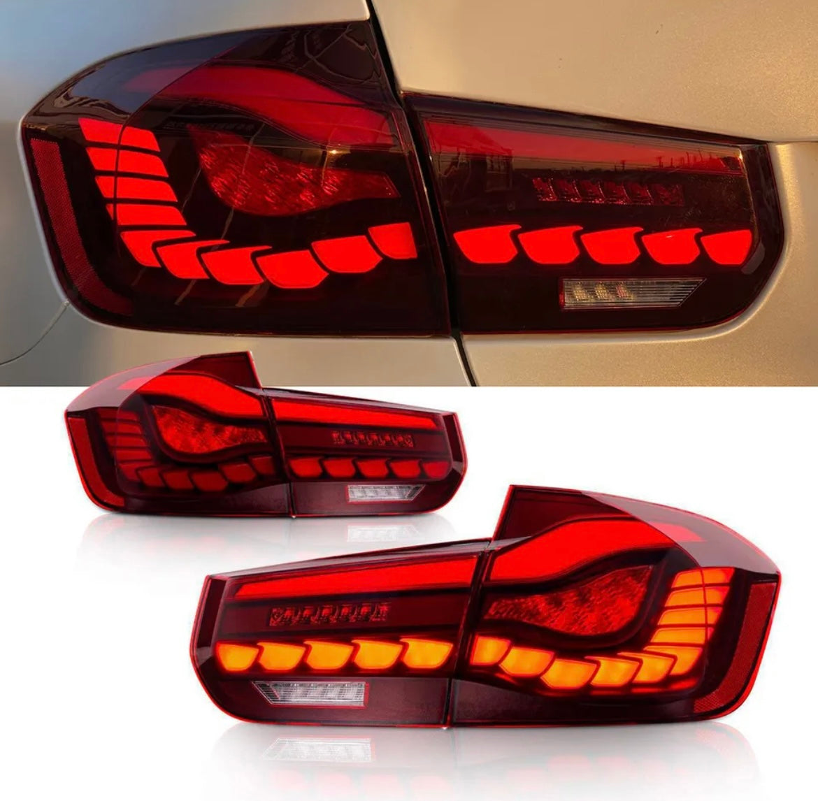 OLED Rückleuchten Heckleuchten passend für 3er BMW Limo. F30 F80