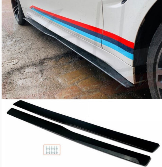 SEITENSCHWELLER PM-TYPE SCHWARZ GLANZ PERFORMANCE BMW M4 F82 F83 SEITENSCHWELLER
