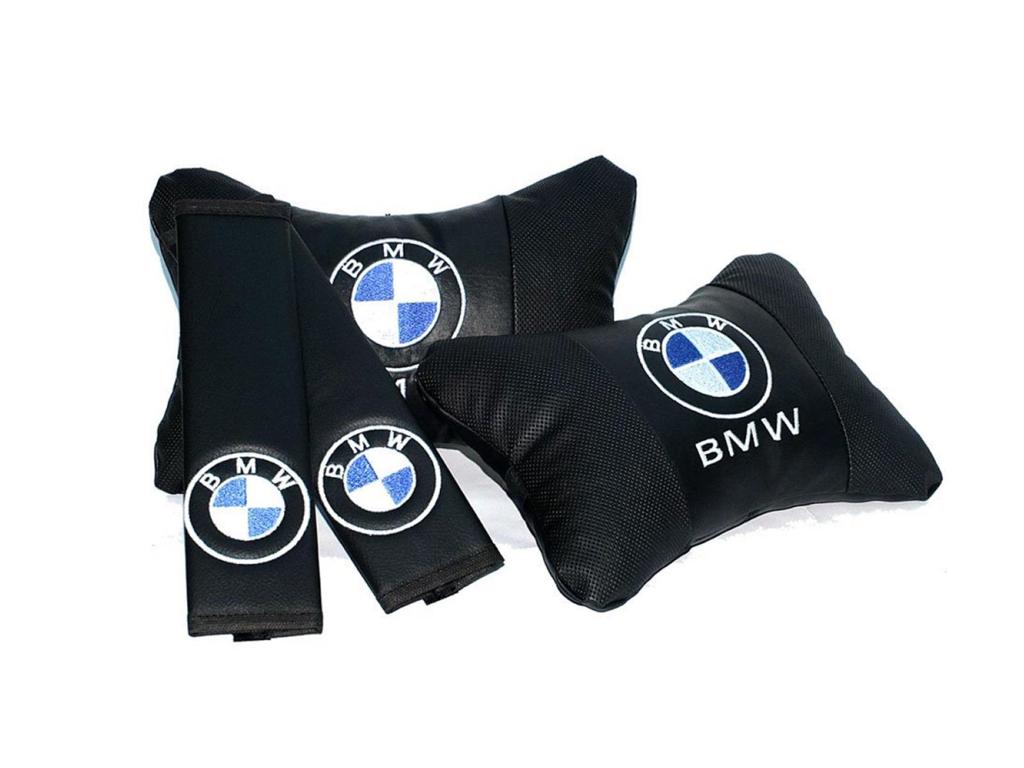 2x BMW Kopfkissen & Gürtelschutz