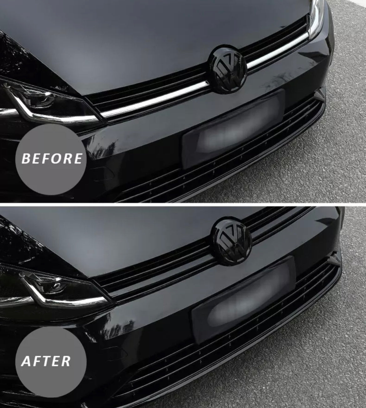 Kühlergrillabdeckung für Golf MK7.5
