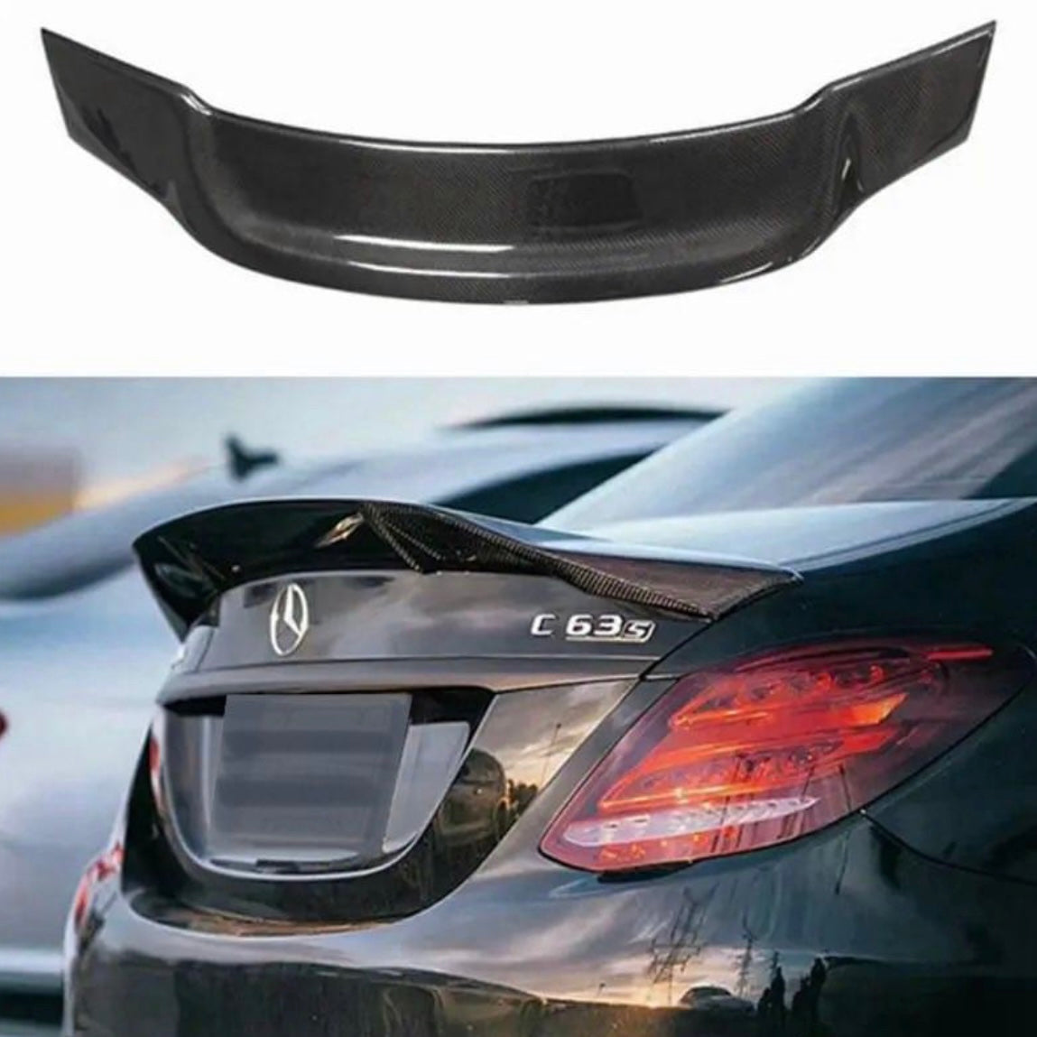 Mercedes C63 AMG Carbon RT Heckspoiler inkl. DTC Gutachten