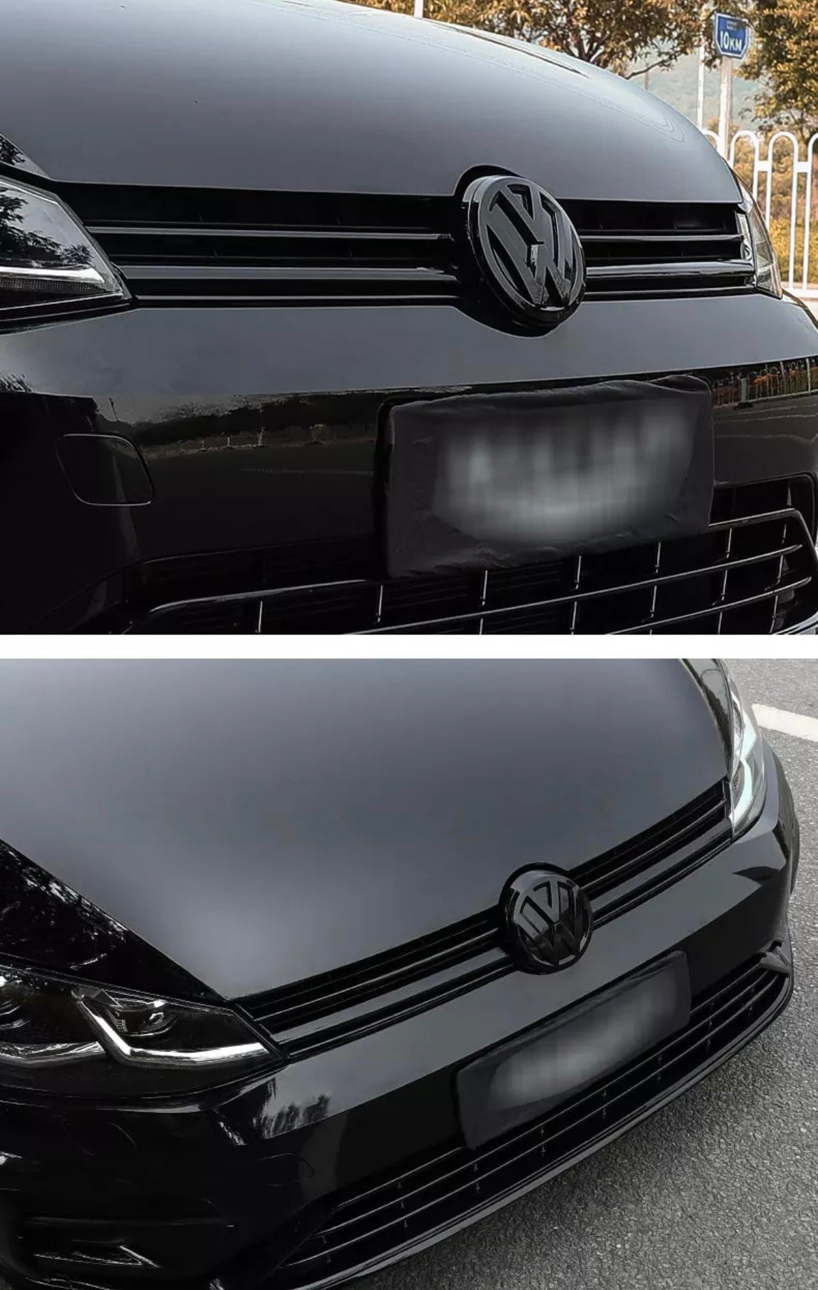 Kühlergrillabdeckung für Golf MK7.5