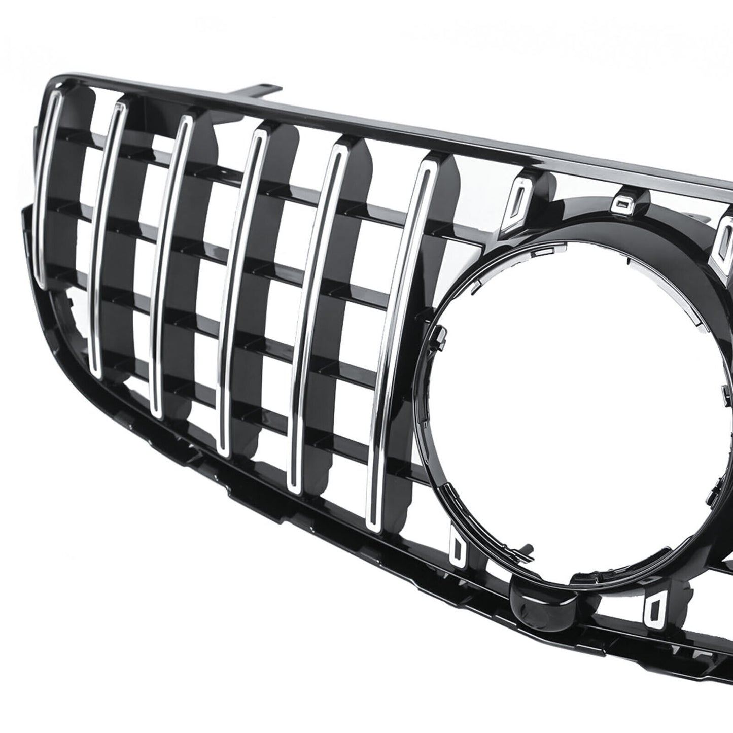 GT Panamericana Grill passend für Mercedes GLC X253 vor 19 silver schwarz