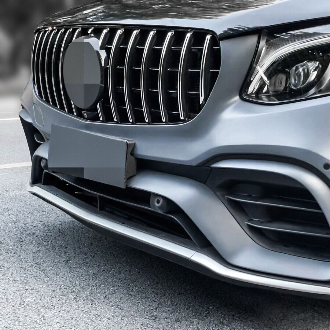 GT Panamericana Grill passend für Mercedes GLC X253 vor 19 silver schwarz