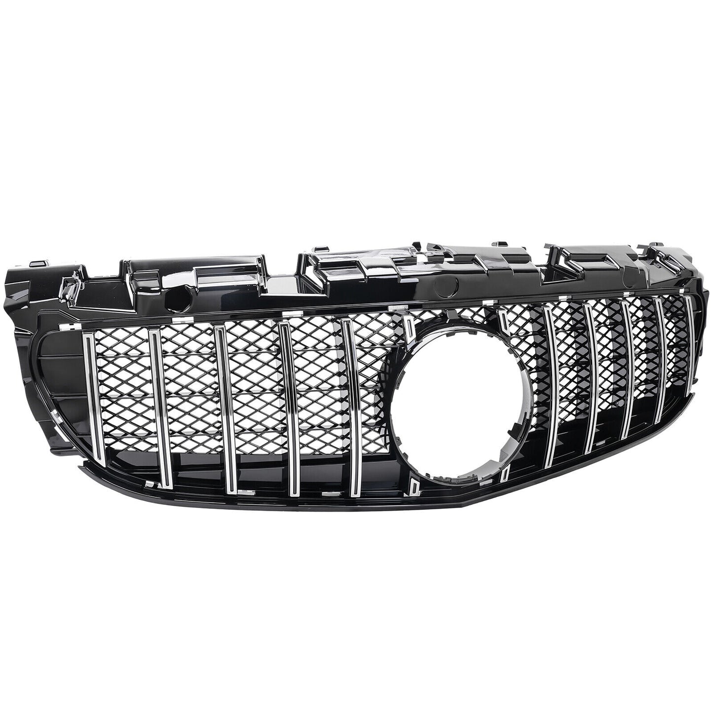 GT Panamericana Grill passend für Mercedes SLC R172 ab 2016 silver schwarz