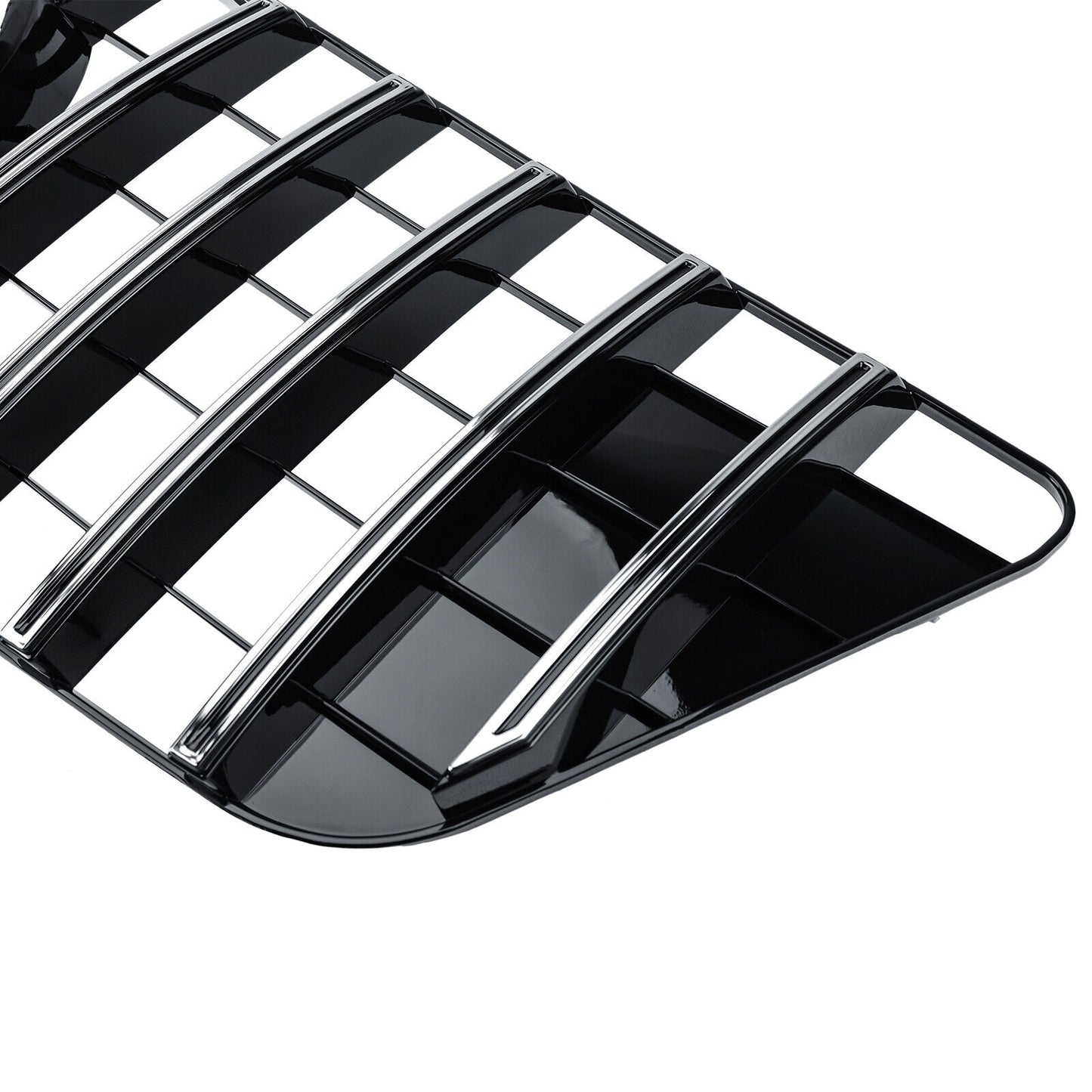 GT Panamericana Grill passend für Mercedes M-Klasse W164 08-12 silver schwarz