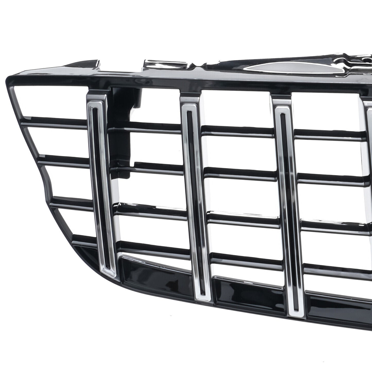 GT Panamericana Grill passend für Mercedes SL-Klasse R230 08-11 silver schwarz