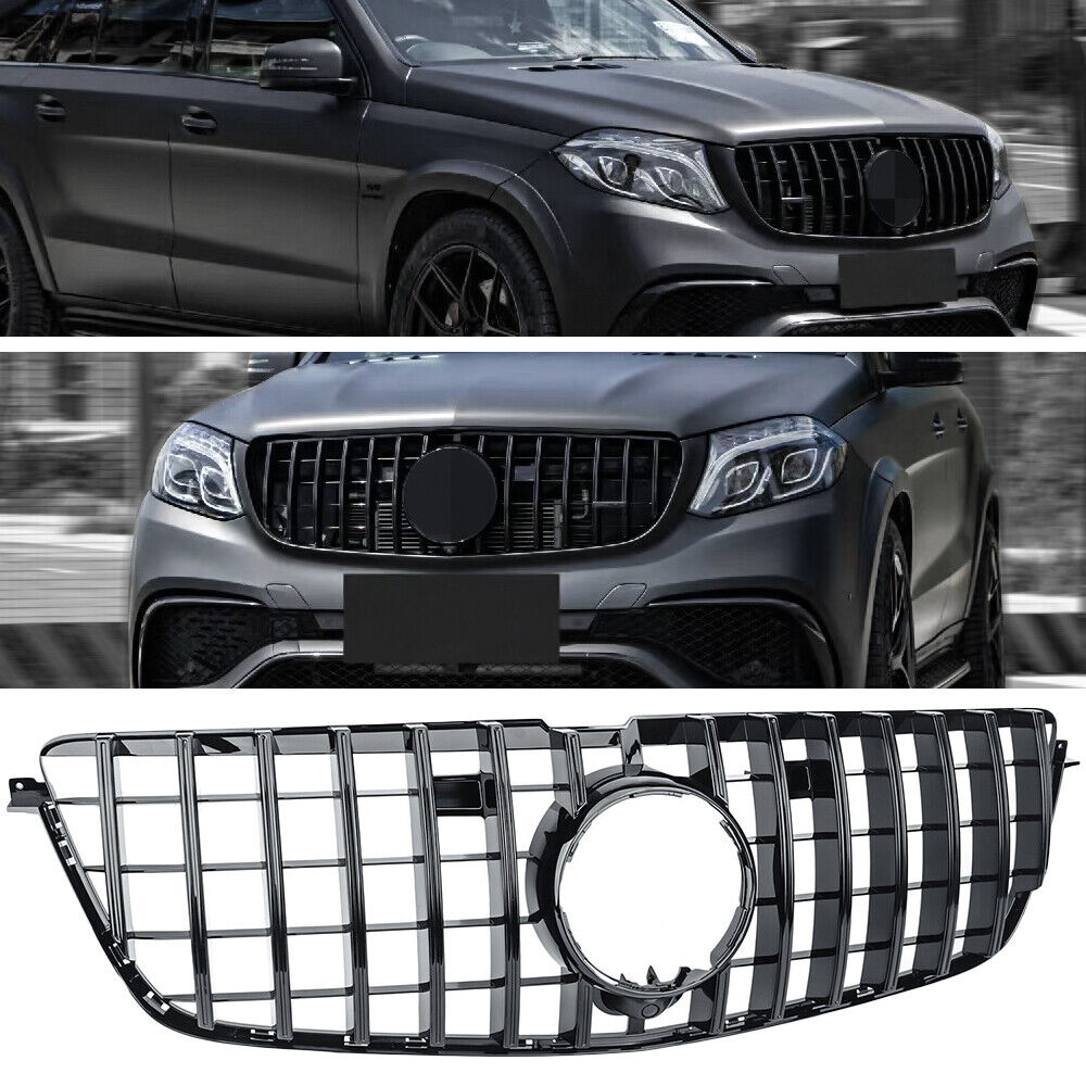GT Panamericana Grill passend für Mercedes GL-Klasse W166 X166 12-15 schwarz