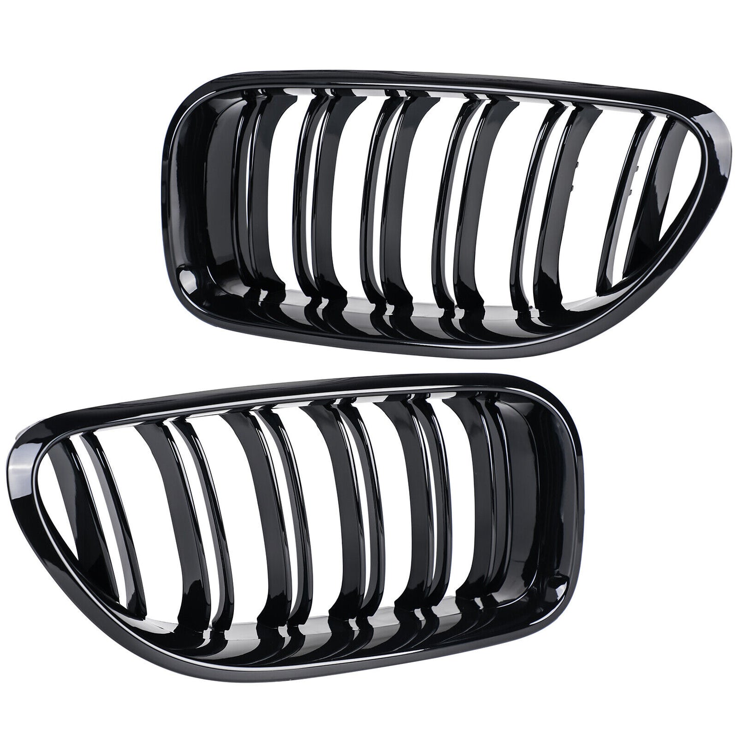 Kidney Grill Double Bar Suitable for BMW 6ER F06 F12 F13 Coupe Piano Black
