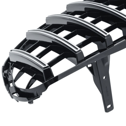GT Panamericana Grill passend für Mercedes GLC X253 ab 19 silver schwarz