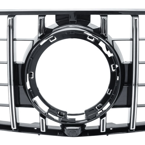 GT Panamericana Grill passend für Mercedes GLC X253 ab 19 silver schwarz