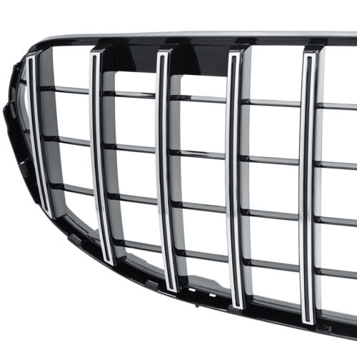 GT Panamericana Grill passend für Mercedes GLC X253 ab 19 silver schwarz