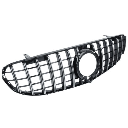 GT Panamericana Grill passend für Mercedes GLC X253 ab 19 silver schwarz