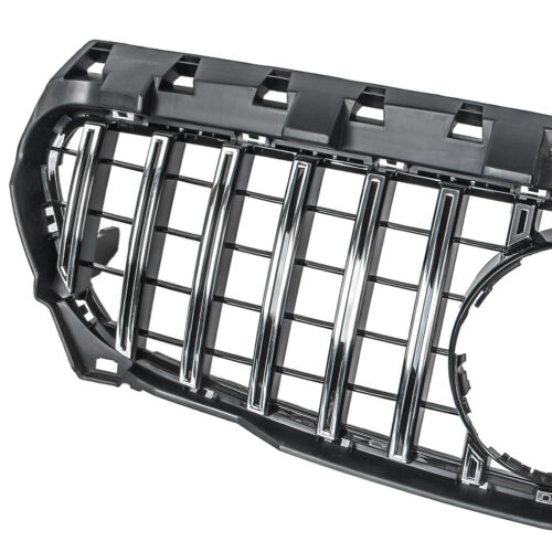 GT Panamericana Grill passend für Mercedes CLA W117 X117 13-16 silver schwarz