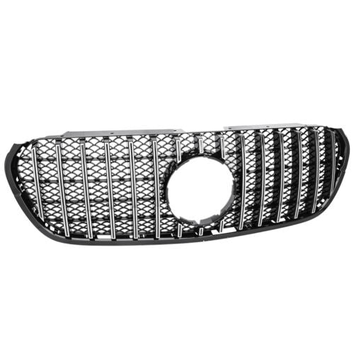 GT Panamericana Grill passend für Mercedes X-Klasse W470 ab 17 silver schwarz