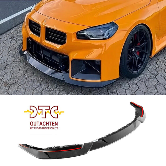 Frontspoiler R-Type Carbon BMW M2 G87 Frontlippe mit DTC CH-Zulassung Fußgängerschutz