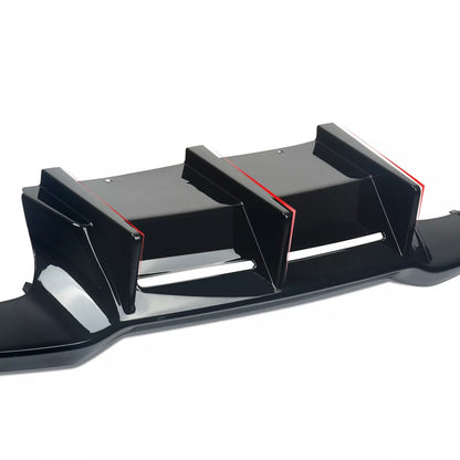 Diffusor M-Type MIT DTC CH-Gutachten Schwarz Glanz BMW M2 F87 Competition M2C Heckdiffusor