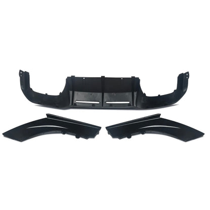 Diffusor M-Type MIT DTC CH-Gutachten Schwarz Glanz BMW M2 F87 Competition M2C Heckdiffusor