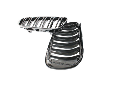 BMW 3 SERIES E92 & E93 LCI DOUBLE SLAT BLACK GRILLES - BLAK BY Tuning Deals