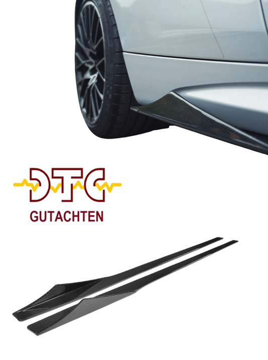 Seitenschweller M-Type Carbon mit DTC CH-Zulassung BMW M2 F87 M2C Seitenschweller