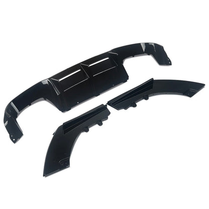 Diffusor M-Type MIT DTC CH-Gutachten Schwarz Glanz BMW M2 F87 Competition M2C Heckdiffusor
