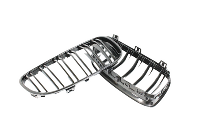 BMW 3 SERIES E92 & E93 LCI DOUBLE SLAT BLACK GRILLES - BLAK BY Tuning Deals