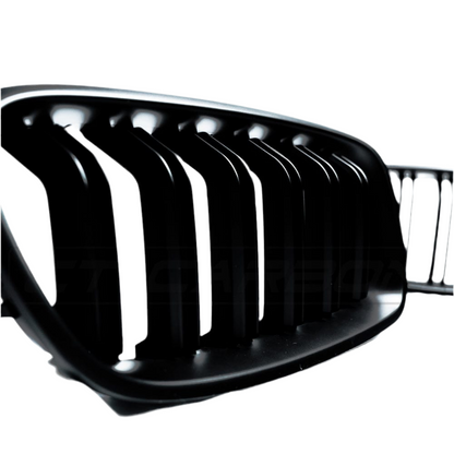 BMW 3ER F30/F31 ABS DOPPELSTEG GRILL SCHWARZ MATT