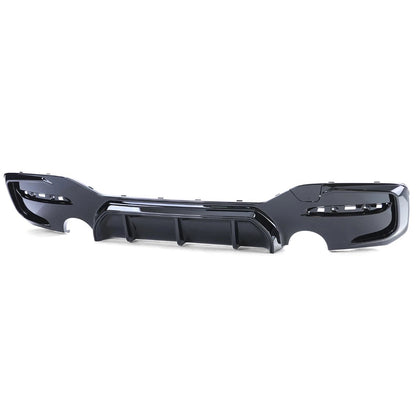 Diffusor P-Typ 1+1 Rohr Schwarz Glanz BMW F20 F21 LCI Facelift M135 M140 Performance + DTC Gutachten