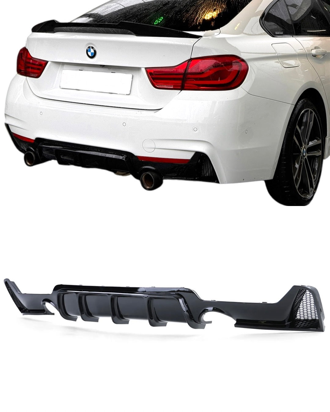 BMW 4 Serie M-PAKET - DUPLEX DIFFUSOR M-PERFORMANCE OPTIK