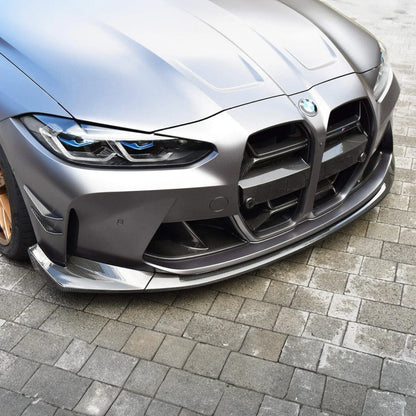 Frontspoiler CSL Typ Echtcarbon BMW M4 G82 G83 M3 G80 G81 Frontlippe + DTC Fußgängerschutz