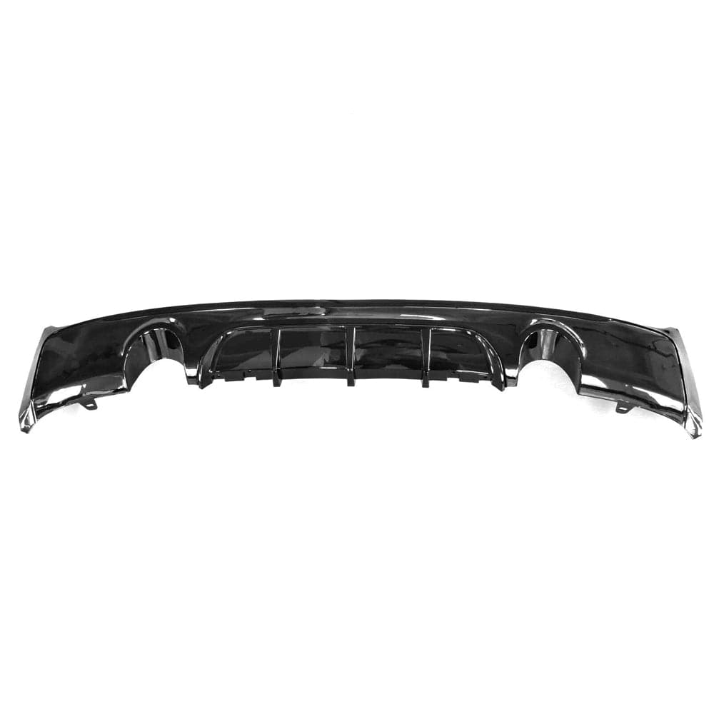 BMW 2 SERIES F22/F23 GLOSS BLACK DUAL EXHAUST DIFFUSER - MP STYLE - BLAK BY Tuning Deals